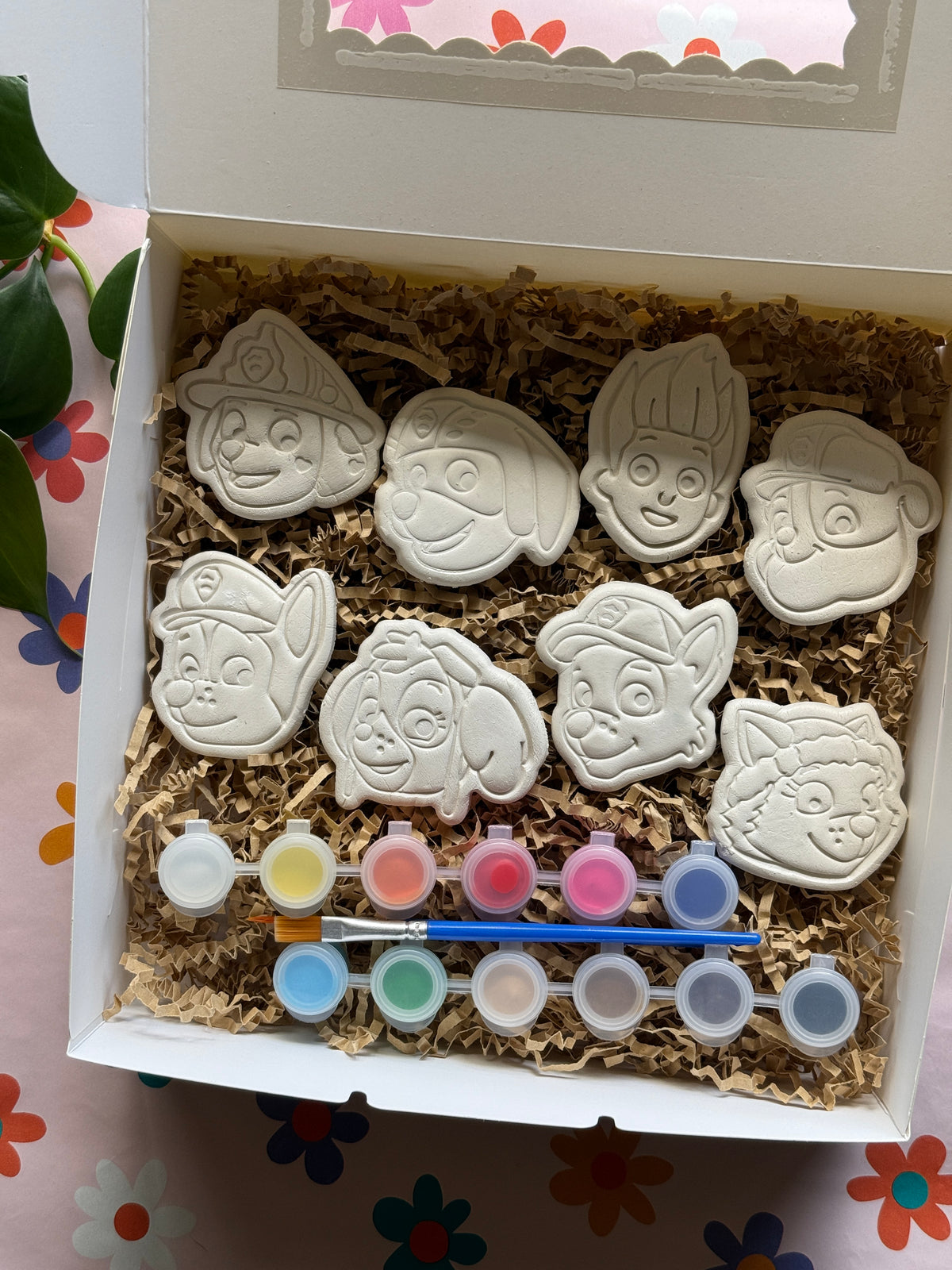 Paw Patrol Inspired Craft - Pup Patrol Clay Painting Kit | Party Activity