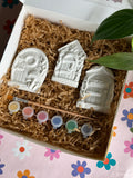 Fairy Door Painting Kit - Paint Your Own Plaster Craft | Magical Gift
