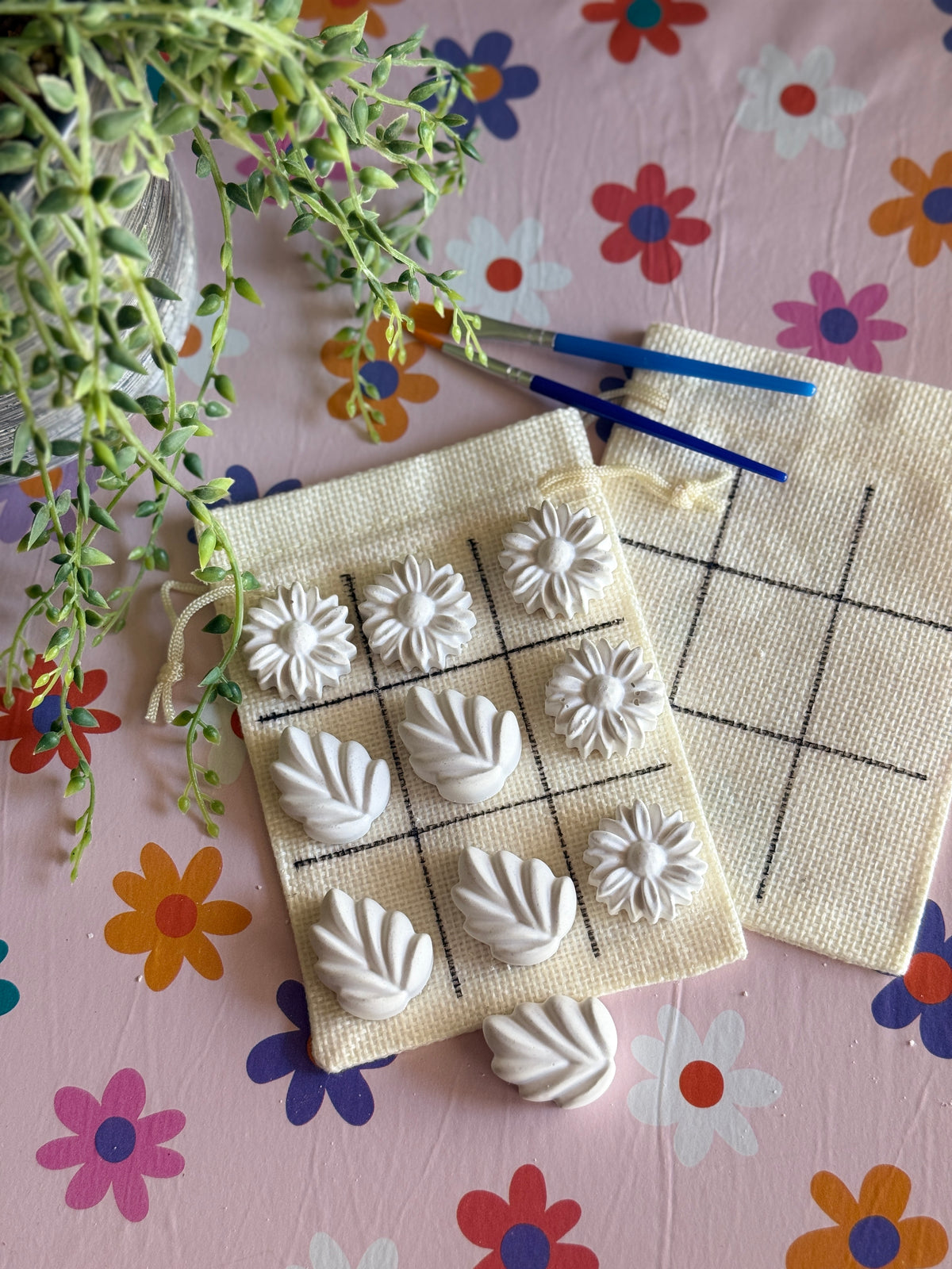 Tic Tac Toe | Paint Your Own Travel Game