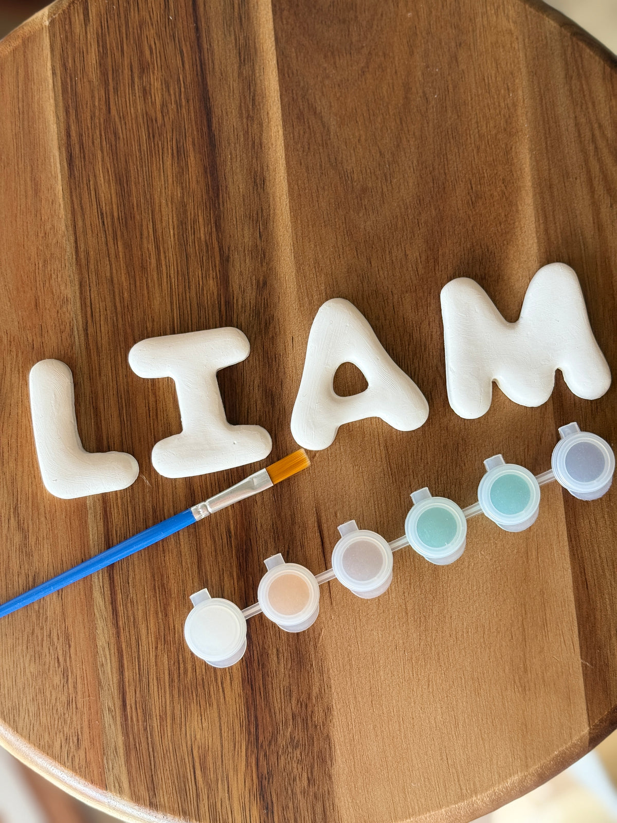 Clay Letter Painting Kit - Personalised Name Painting Kit | Unique Gift