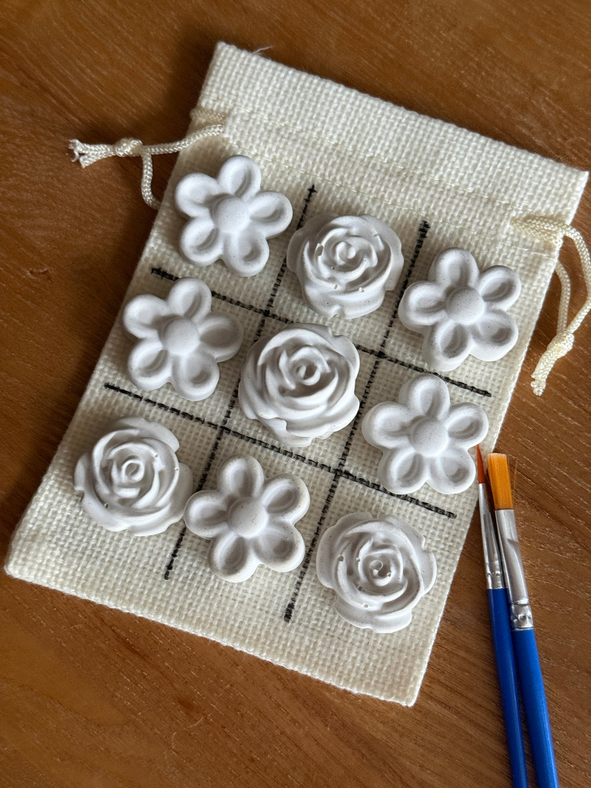 Tic Tac Toe | Paint Your Own Travel Game