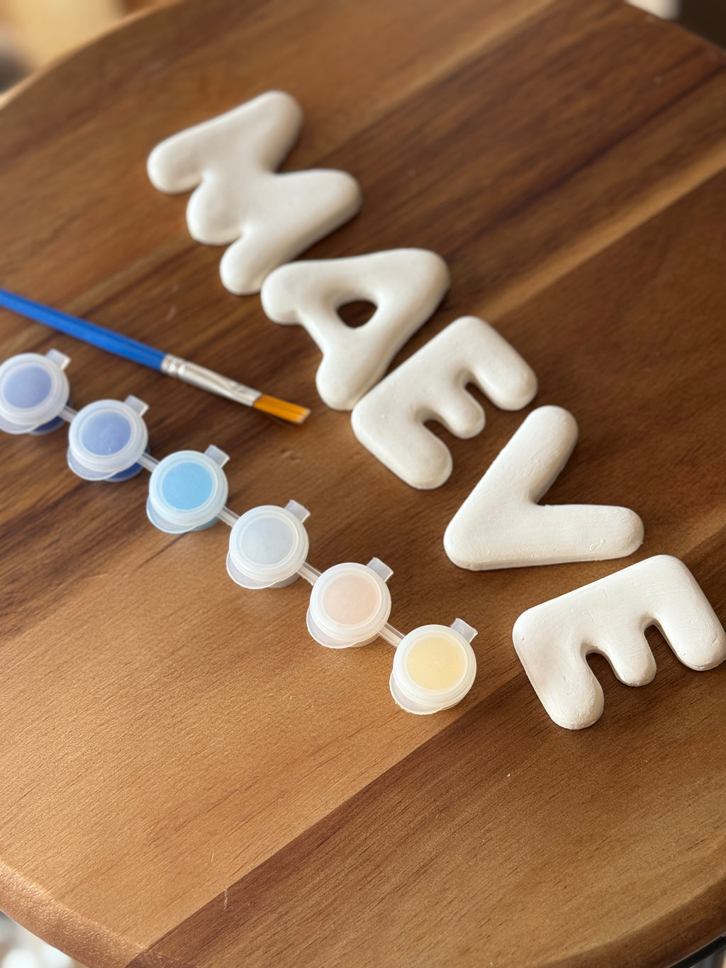 Clay Letter Painting Kit - Personalised Name Painting Kit | Unique Gift