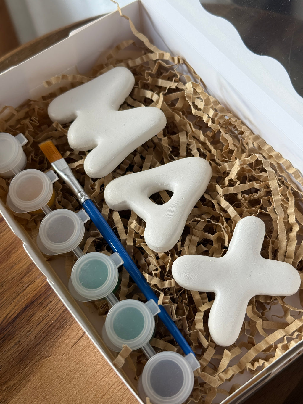 Clay Letter Painting Kit - Personalised Name Painting Kit | Unique Gift