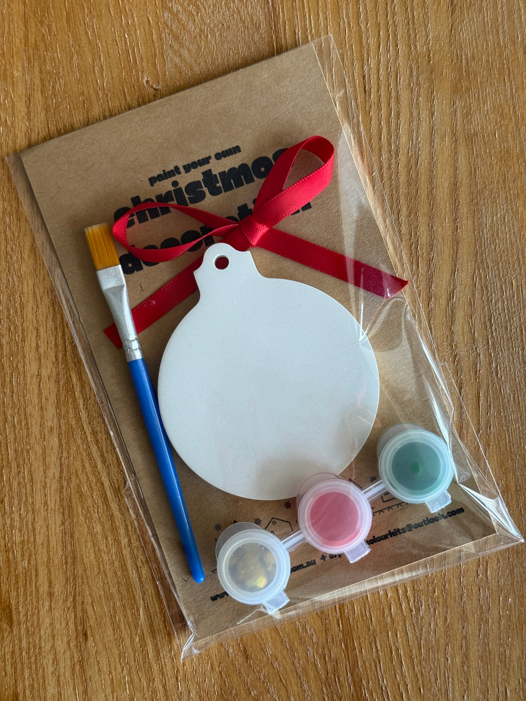 Paint Your Own Christmas Ornament