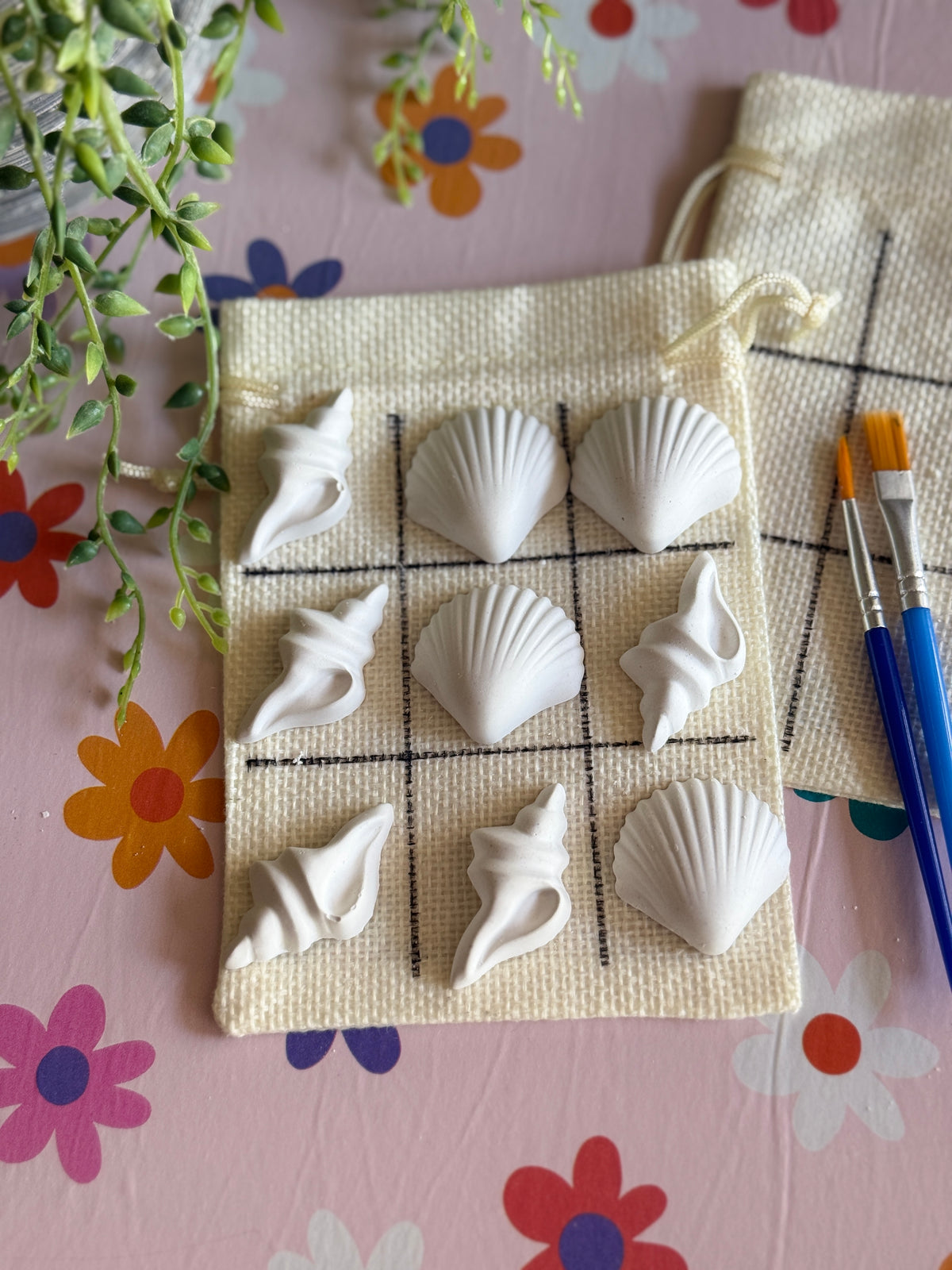 Tic Tac Toe | Paint Your Own Travel Game