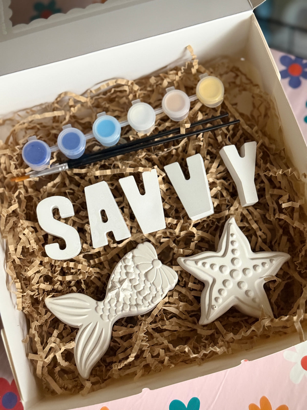 Name Painting Kit Mermaid Theme