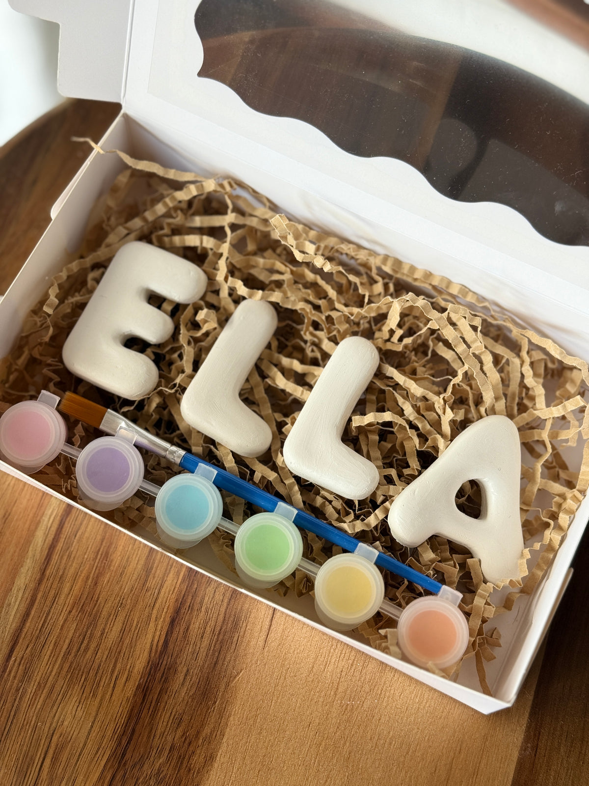 Clay Letter Painting Kit - Personalised Name Painting Kit | Unique Gift