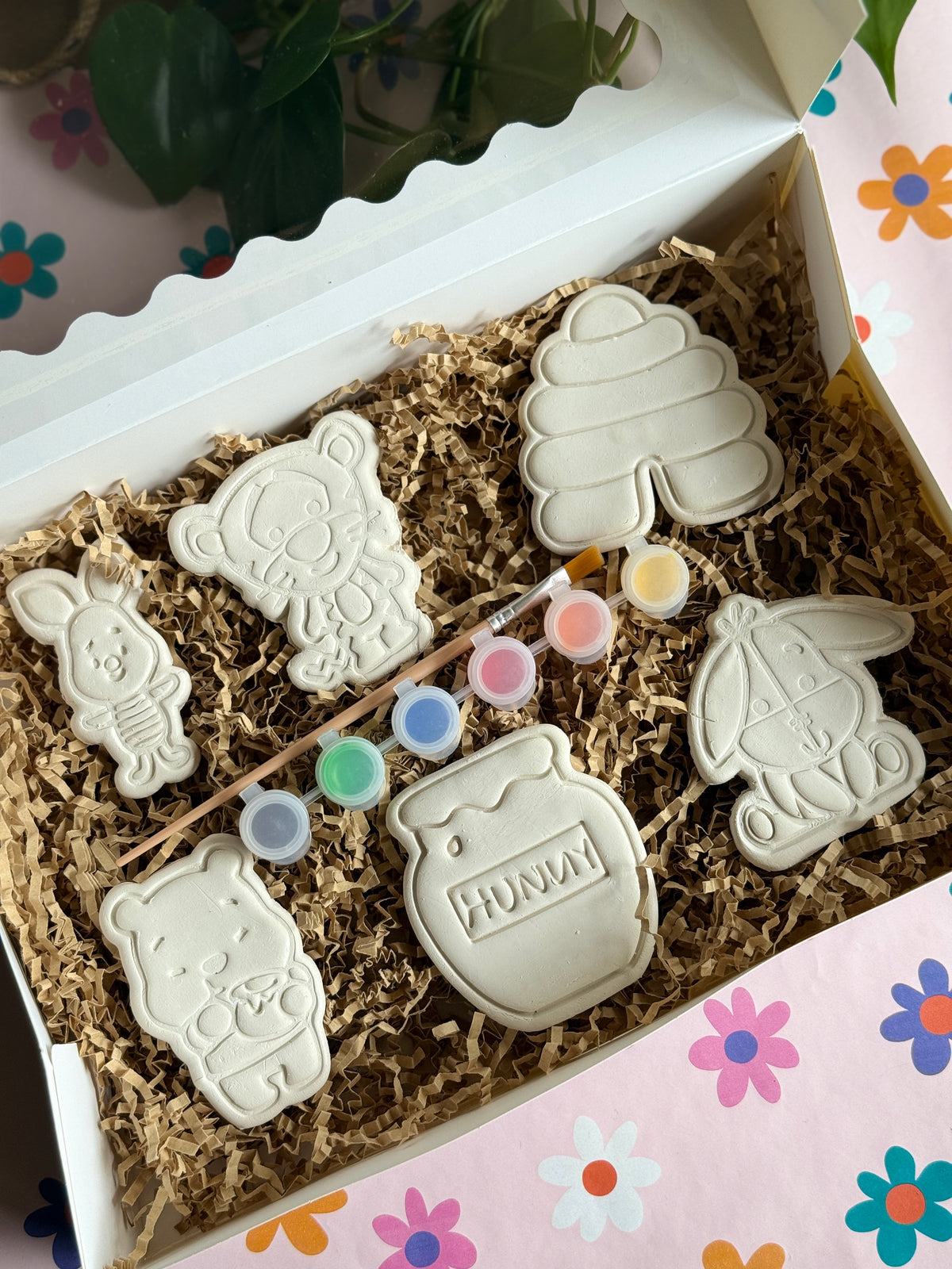 Pooh Bear Inspired Painting Kit - Bear & Friends | Paint Your Own Craft Set