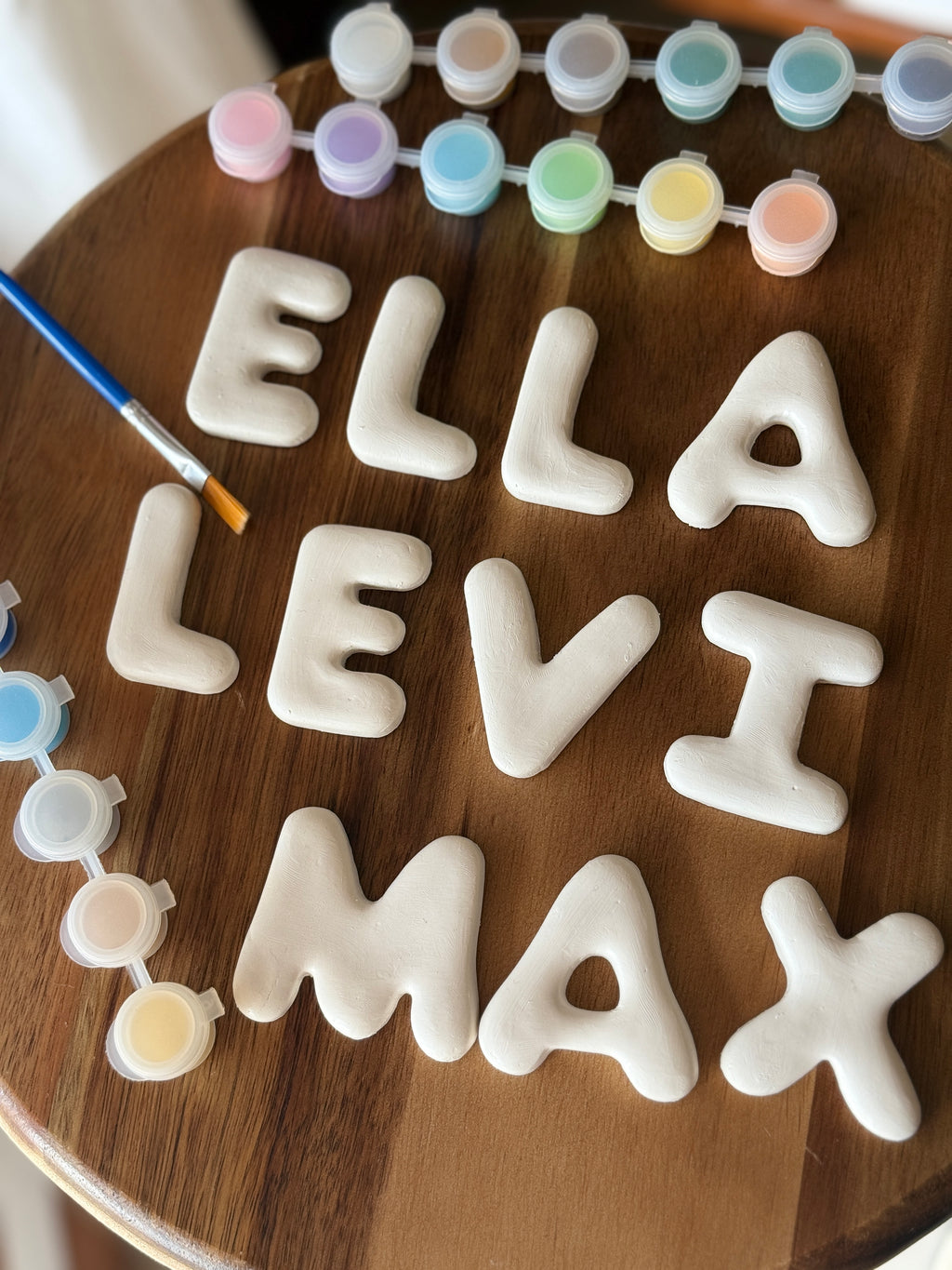 Clay Letter Painting Kit - Personalised Name Painting Kit | Unique Gift