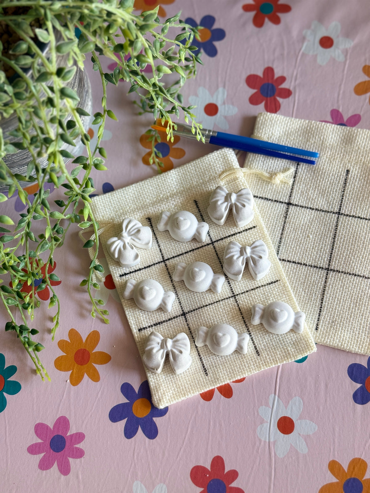 Tic Tac Toe | Paint Your Own Travel Game