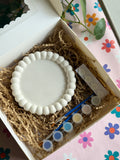 Paint Your Own Trinket Tray Kit – Round Bubble | Adult, Teen & Kids Craft Gift