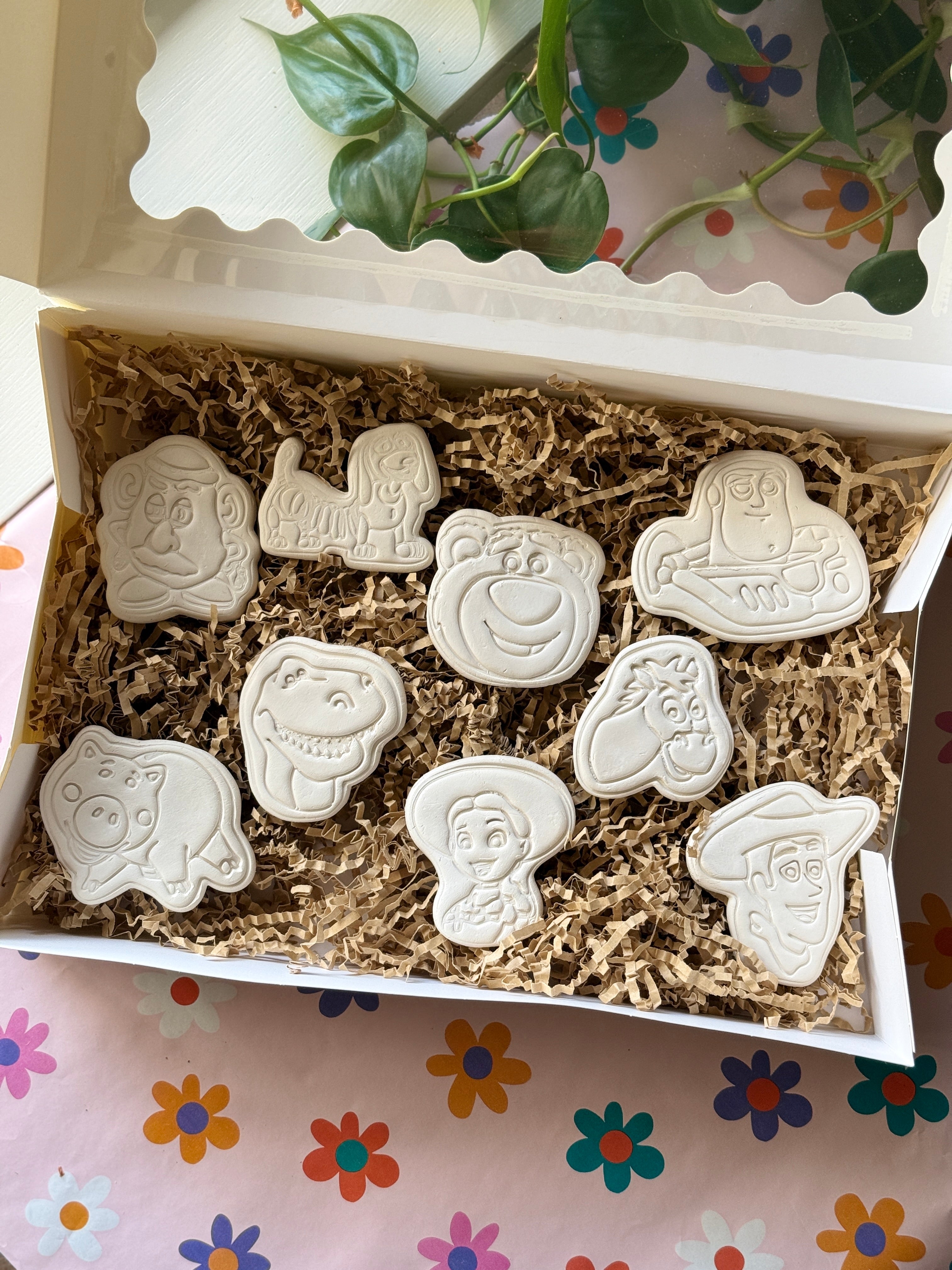 Toy Story Inspired Painting Kit - Clay Painting Craft Set | Kids Gift