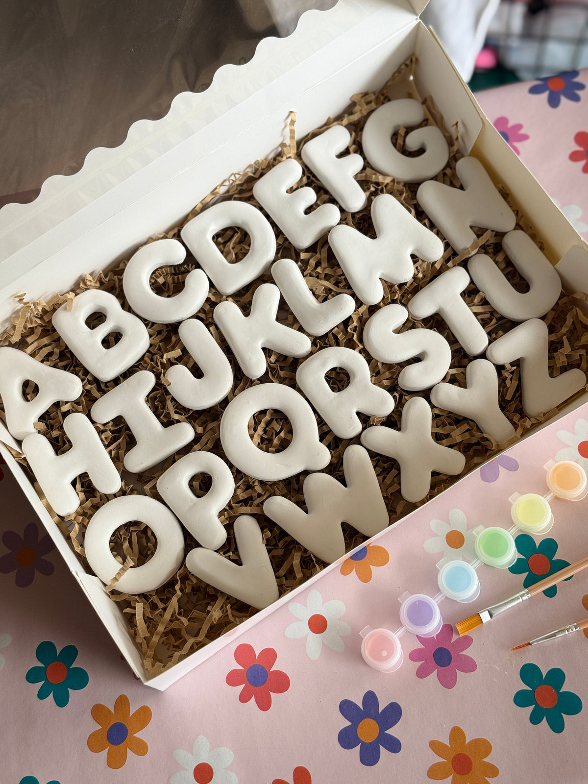 Alphabet Clay Letter Set | Clay Painting Activity
