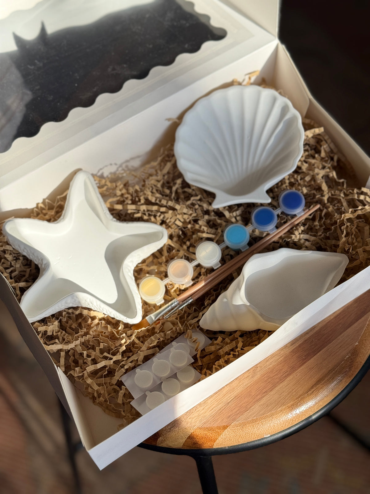 Paint Party Seashell Trinket Tray Pack