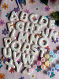 Clay Letter Craft Kit - Alphabet Set | Clay Painting Activity